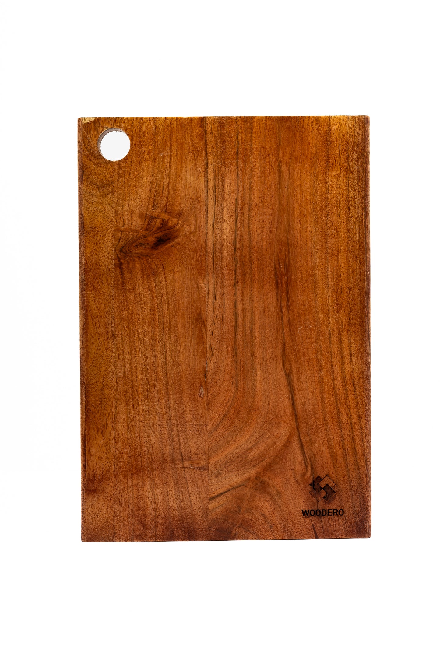 Acacia Wood Cutting Board with Handle Hole – Handcrafted Wooden Chopping Board