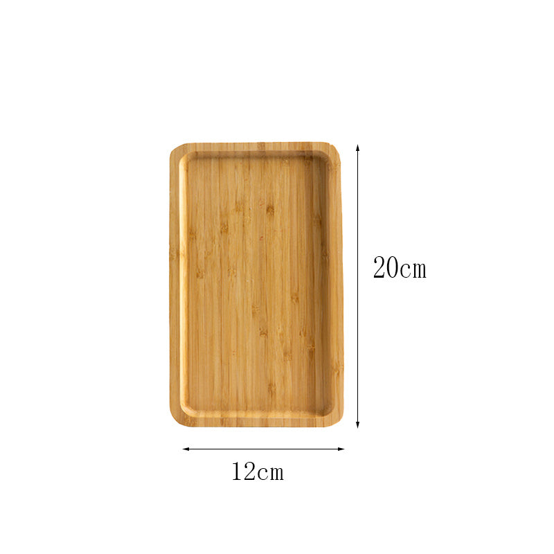 Bamboo Tray Wooden Tray Tea Cup Barbecue Tray