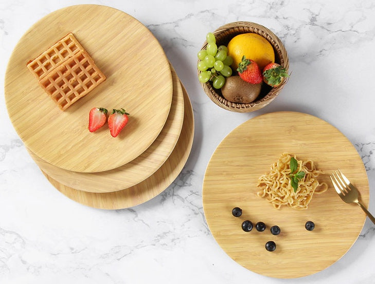 Creative wooden meal tray tray tea tray saucer