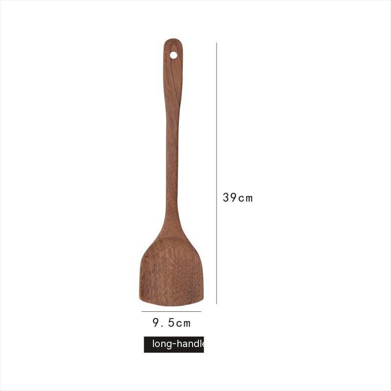 Kitchen Utensils Wooden Spoon High Temperature Resistant Wood Spatula