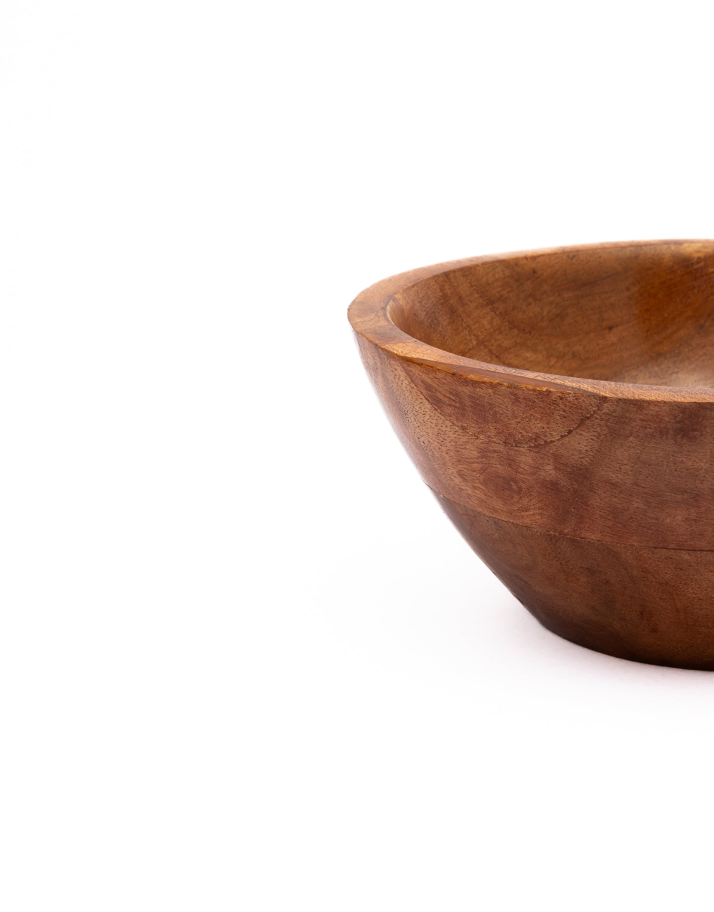 Acacia Wood Bowl Set of 3 – Handcrafted Wooden Serving Bowls (Small, Medium, Large)