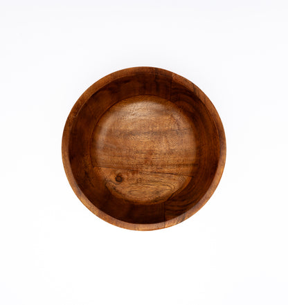 Acacia Wood Bowl Set of 3 – Handcrafted Wooden Serving Bowls (Small, Medium, Large)