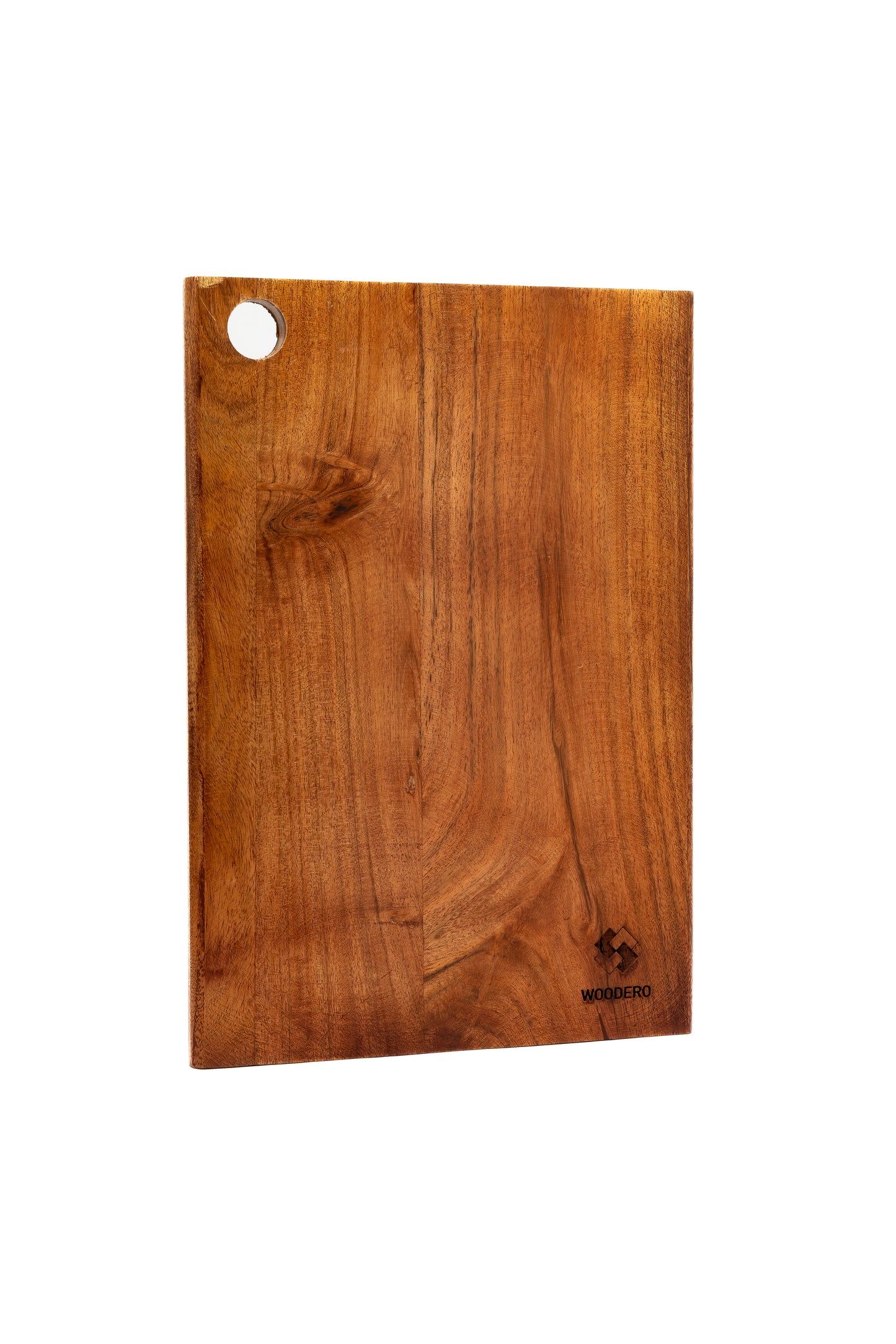 Acacia Wood Cutting Board with Handle Hole – Handcrafted Wooden Chopping Board