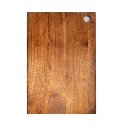 Acacia Wood Cutting Board with Handle Hole – Handcrafted Wooden Chopping Board