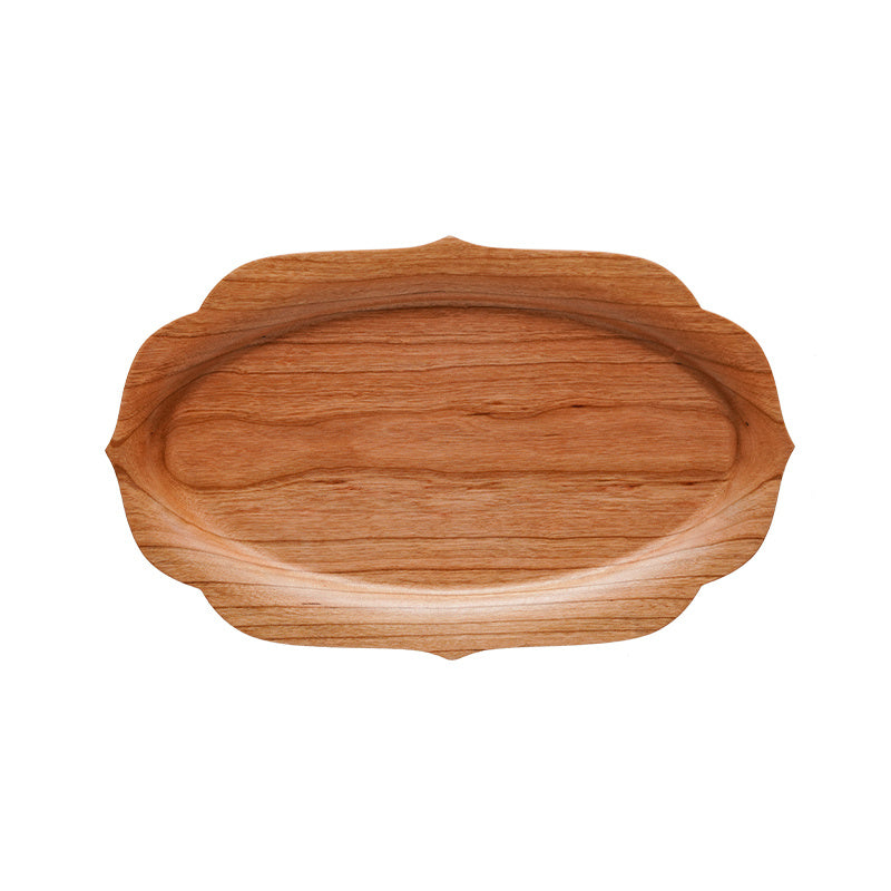 Ins Style Hand-made Wooden Flower Plate