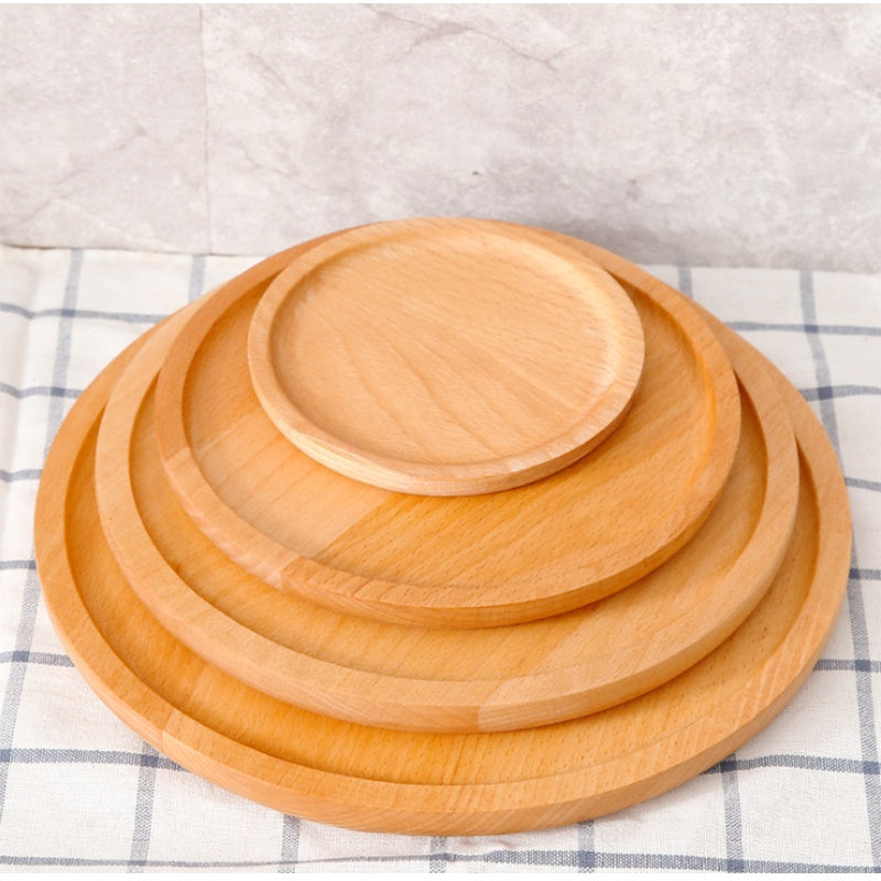 Household Wooden Water Cup Teapot Plate